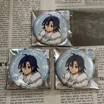 마나미 산가쿠*겁쟁이 페달*스노우 화이트*캔뱃지 3개