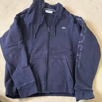 LACOSTE 네이비 집업 후드티 38