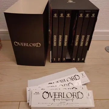 오버로드 1기 초회 생산판 전 6권 세트