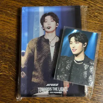 ATEEZ TOWARD THE LIGHT 아크릴 블록 트레이딩 카드 민기