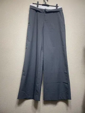 ZARA 스트라이프 패턴 포멀 팬츠, 사이즈: 30(L)