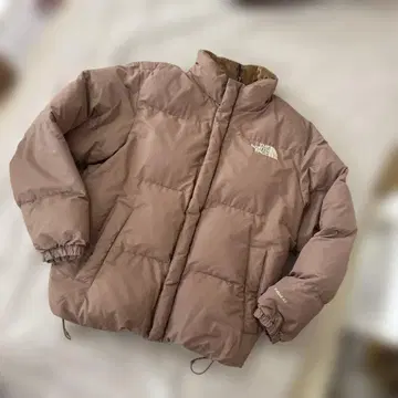 THE NORTH FACE 베이지 브라운 레어 다운 자켓 M