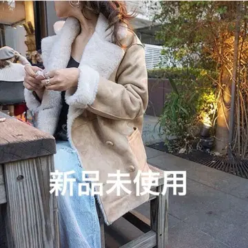 미사용 새상품 fdom 무스탕 코트