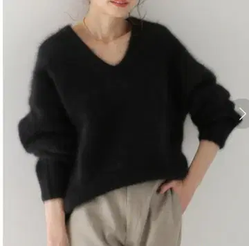 Plage Fur 아제 V넥 풀오버