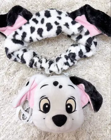 101마리 강아지 파우치와 헤어밴드 세트