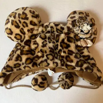 디즈니 레오파드 무늬 팬캡