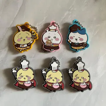 코코스 오리지널 러버 키링 치이카와 (먼작귀) 하치와레 토끼 랏코