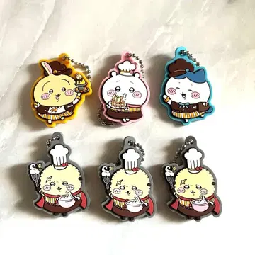 코코스 오리지널 러버 키링 치이카와 (먼작귀) 하치와레 토끼 랏코