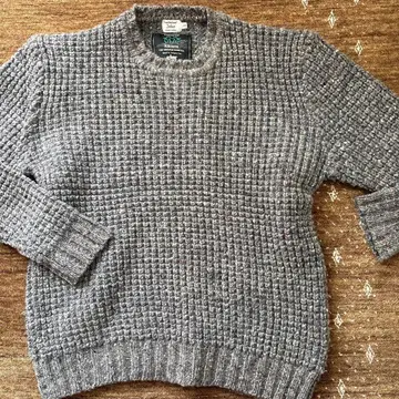 그레이 계열 니트 스웨터 사이즈 48 일본제