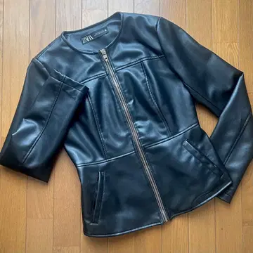 ZARA 가죽 자켓 (M)