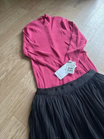 Vin 핑크 긴팔 티셔츠