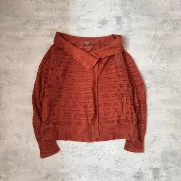 에디 바우어 Eddie Bauer 가디건 시스루 니트