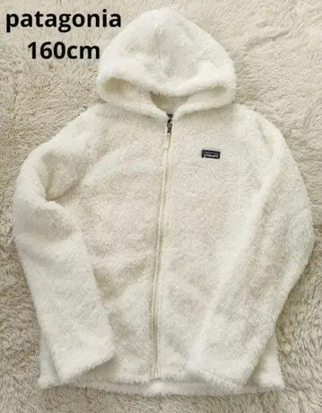 patagonia 플리스 자켓 화이트 여성용 키즈 XXL