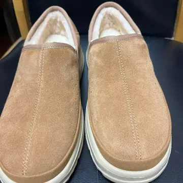 브라운 스웨이드 슬립온 25cm