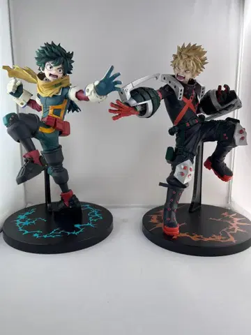 나의 히어로 아카데미아 미도리야 이즈쿠 바쿠고 카츠키 2체 세트 피규어