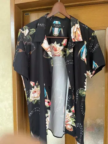 CIVIL REGIME 반팔 셔츠 M 블랙