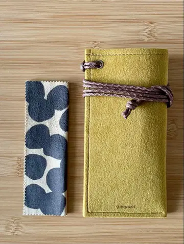 guepard 펄 목걸이 안경 케이스 안경닦이