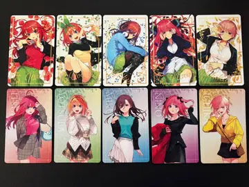 5등분의 신부 아틀레 아키하바라 특전 카드 신규 일러스트