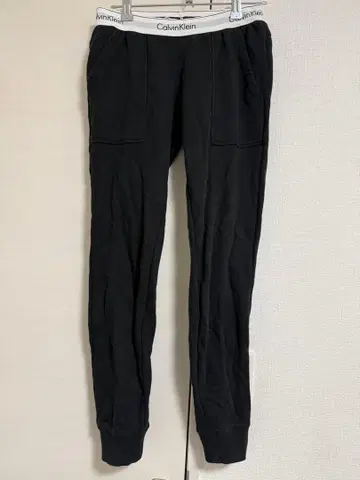 Calvin Klein 블랙 스웨트 팬츠 XS