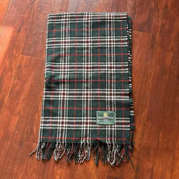 HIGHLAND TWEEDS 울 대형 스톨 체크 무늬 80 x 130cm