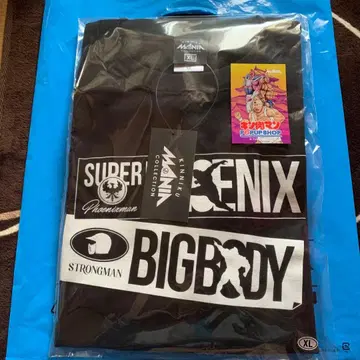 근육맨 T셔츠 XL 사이즈 아이즈와카마츠성 결전