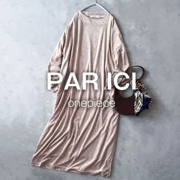 팰리시 원피스 롱 벨로아 베이지 루즈핏 가을/겨울 CO5