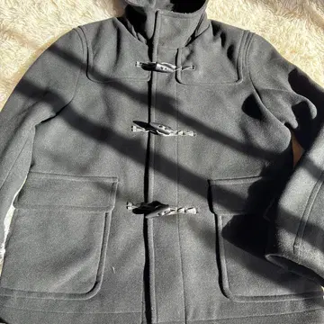 GU 블랙 더플 코트 통학