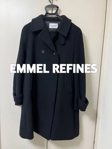 [ 새상품 ] EMMEL REFINES 더블 버튼 미디엄 코트