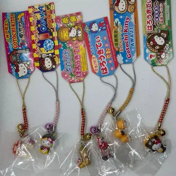 지역 한정 키티 간사이 지방 한정 코스튬 키링 6종 세트