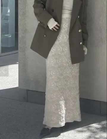 AMERI DAMASK REVERSIBLE KNIT SKIRT