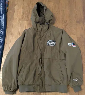 XLARGE 후드 부착 블루종