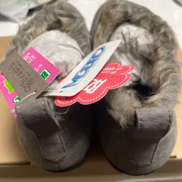 퍼가 달린 그레이 캐주얼 부츠 M 사이즈