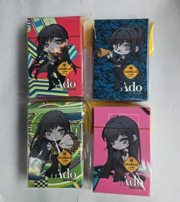 Ado 조지아 트럼프 전 4종 컴플리트 세트