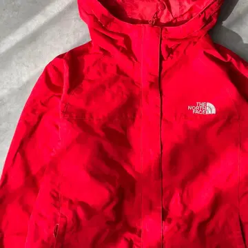 15238 더 노스페이스 자수 로고 마운틴 후드티 빨간색