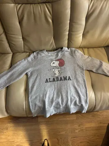 [ 초레어 ] 80-90s 빈티지 스누피 ALABAMA 맨투맨 M