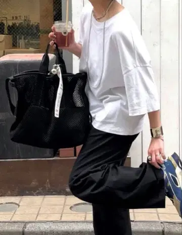 이아파피요네 다이아 메쉬 2WAY 토트백