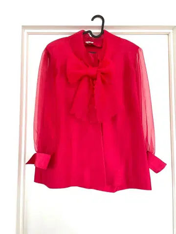 오간자 블라우스