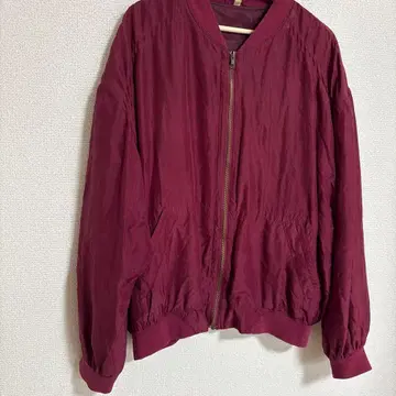 버건디 MA-1 자켓 L