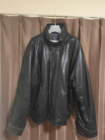 naufica 가죽 자켓 사이즈 48