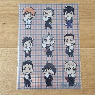 하이큐 A4 클리어 파일 A 니쿠만 사카노시타 상점