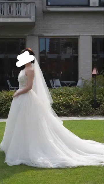 트리트 드레싱 베일 숏 기장