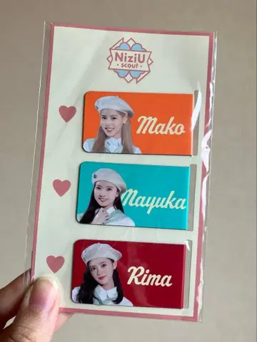 완판템 미개봉 새상품 NiziU 북마크 [ 행복 클로버 ]