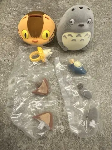 지브리 토토로 고양이 버스 가챠가챠 2개 세트