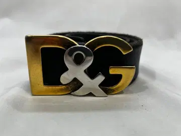 D&G 로고 버클 가죽 벨트
