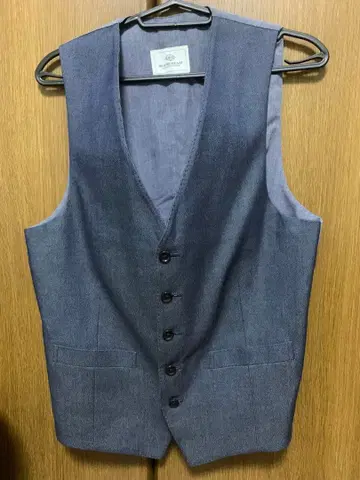 BEAMS HEART 그레이 수트 베스트