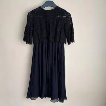 다크 네이비 레이스 드레스