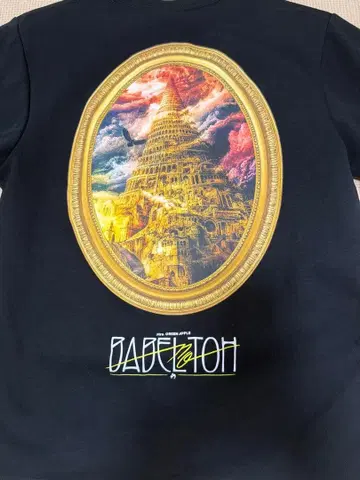 Mr. GREEN APPLE 바벨탑 티셔츠 M