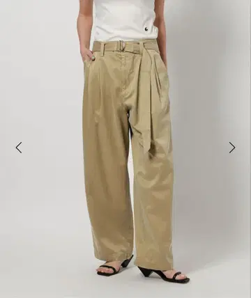 큐프라 블렌드 벨티드 팬츠