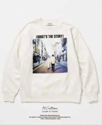 Oasis ADAM ET ROPE 맨투맨 XL 사이즈 화이트 한정판