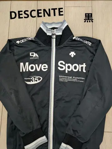 [ DESCENTE ] 골프웨어 풀 집업 자켓 남성용 블랙